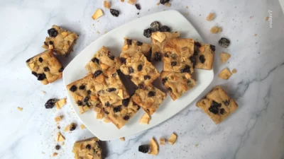 Cherry Ginger Apple Bars (Vegan)