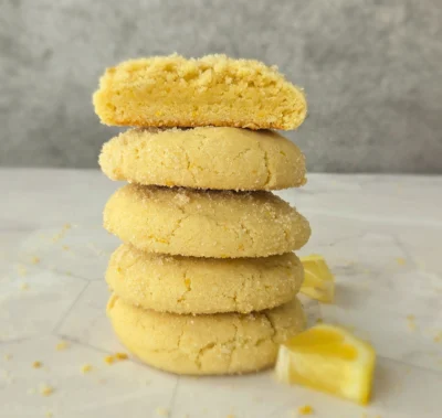 Lemon Sugar Cookies (Vegan)