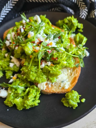 Green Eggs & Boursin Toastie