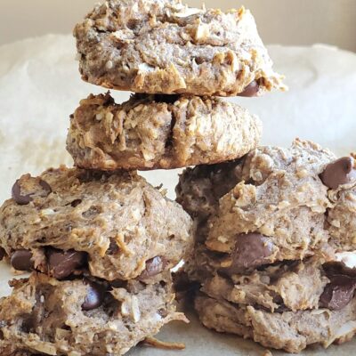 Healthy Banana Coconut Breakfast Cookies (Grain-Free & Vegan)
