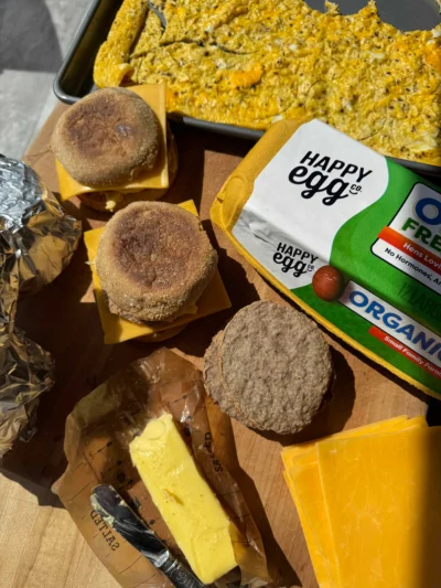 Meal Prep Breakfast Sandwiches