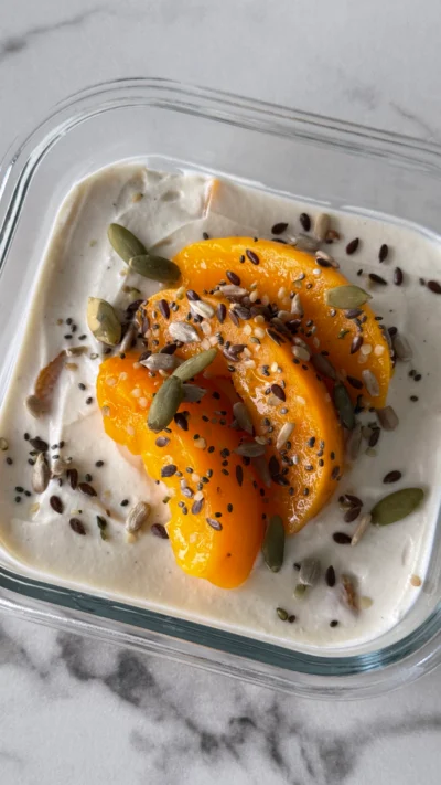 Peaches & Cream Overnight Weetbix