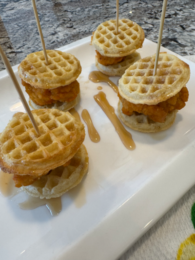 Mini Chicken and Waffles