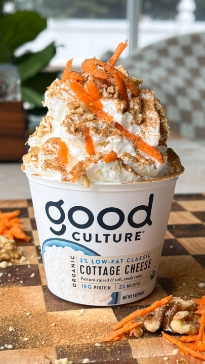 Carrot Cake Protein 'Blizzard' by Lisa Lipari - FoodSocial