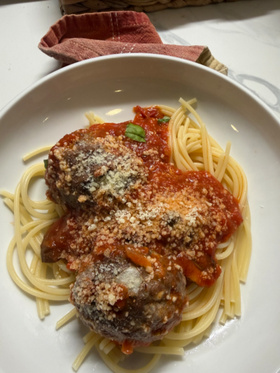Mozzarella Stuffed Meatballs