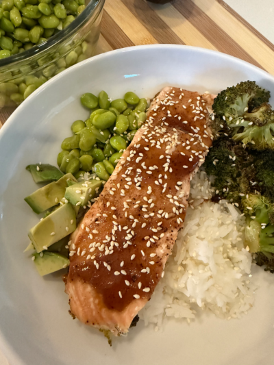 Teriyaki Salmon Bowls