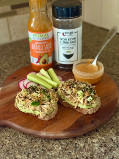 california roll avocado toast