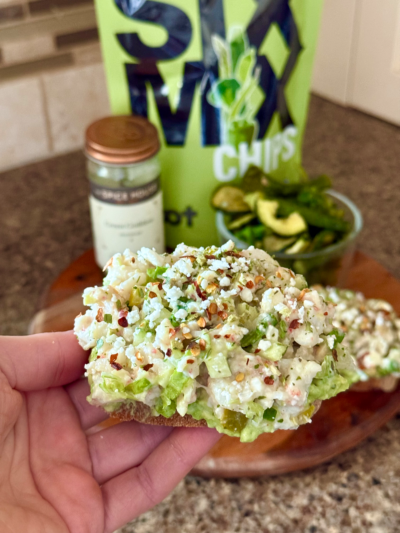 green goddess avocado toast