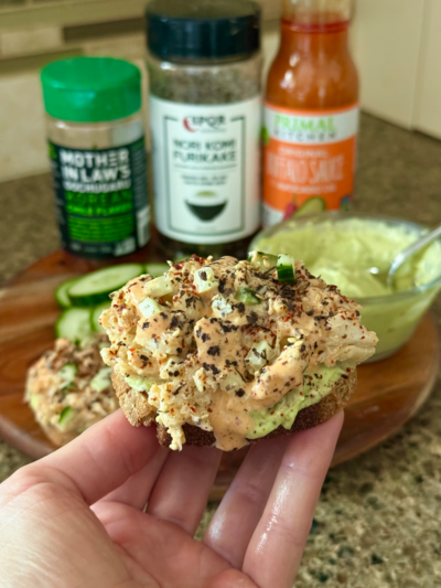 california roll avocado toast