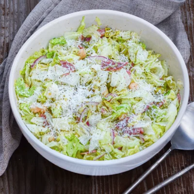 Italian Chopped Salad with Easy Homemade Dressing