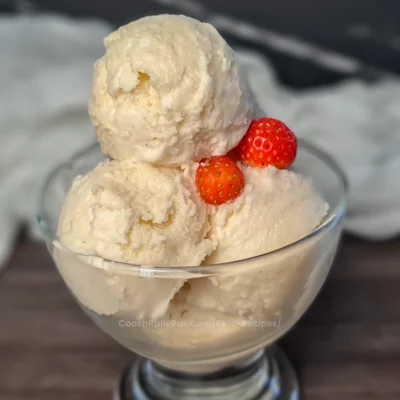 Ninja Creami Keto Vanilla Ice Cream