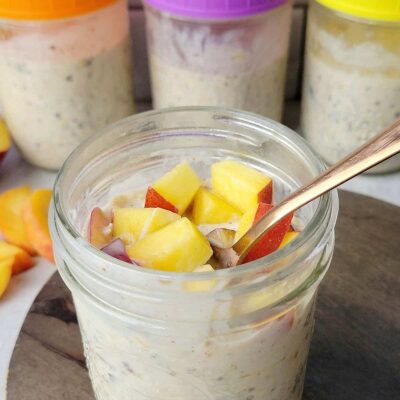 Peach Overnight Oats