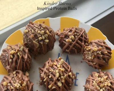 Kinder Bueno Inspired Protein Balls