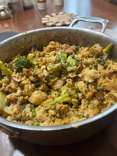 Andalusian Turkey-Pear Alfredo