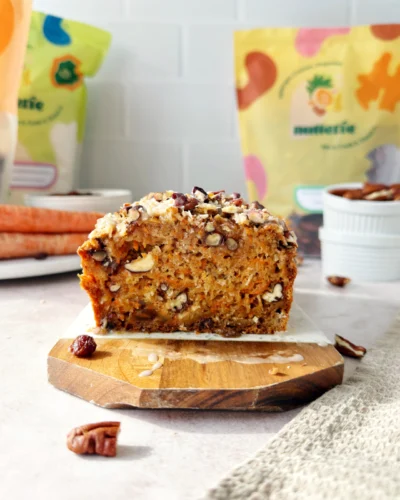 Healthy Carrot Cake Loaf