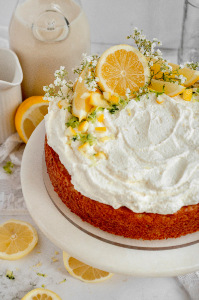 Gluten-Free Lemon Zucchini Cake (Dairy-Free Option)