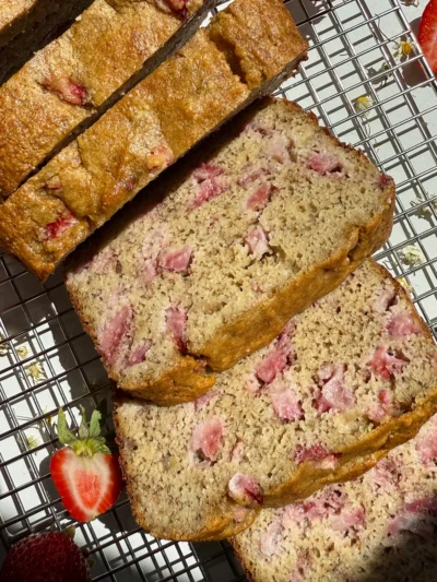 Strawberry Banana Bread