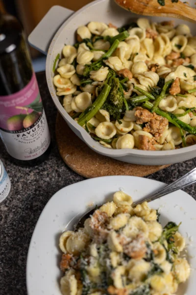 Orecchiette With Sausage & Rapini