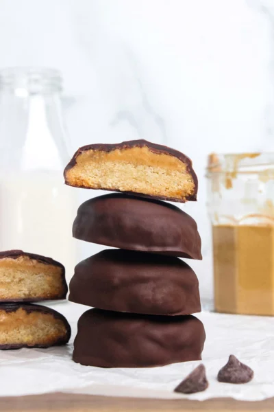 Homemade Tagalongs (Vegan, Gluten-Free)