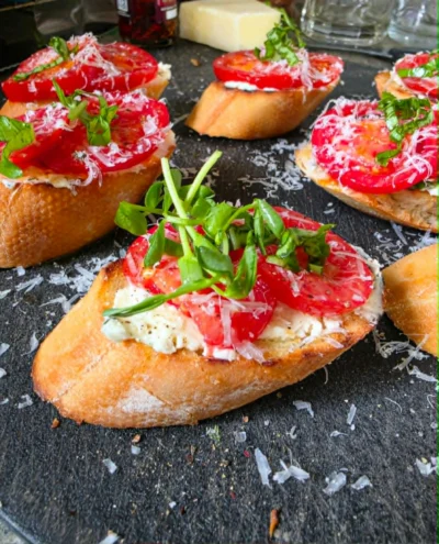 Boursin Tomato Crostini