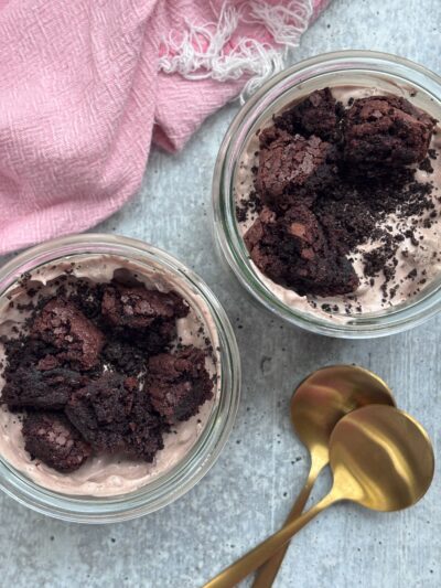 Gluten Free Brownie Oreo Trifles