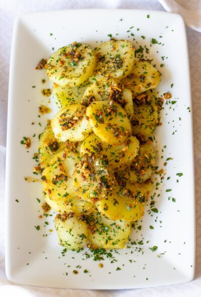 Garlic Butter Potatoes with Parsley
