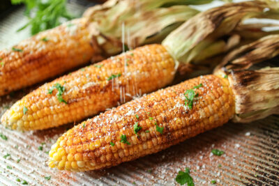 New Bae Grilled Corn with Cotija Cheese