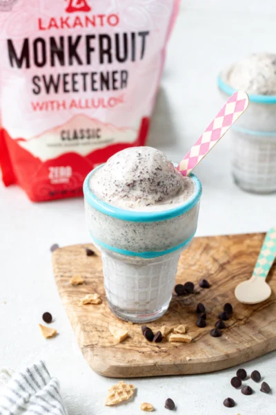 High Protein Peanut Butter Chocolate Fleck Ice Cream