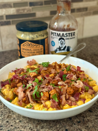 bbq chicken mac & cheese