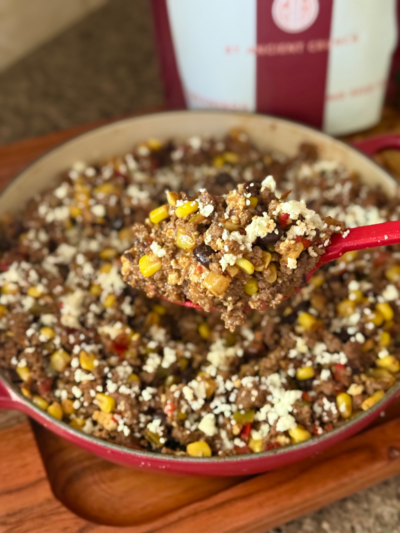 tex mex street taco skillet