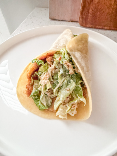Tuna Caesar Smash Tacos