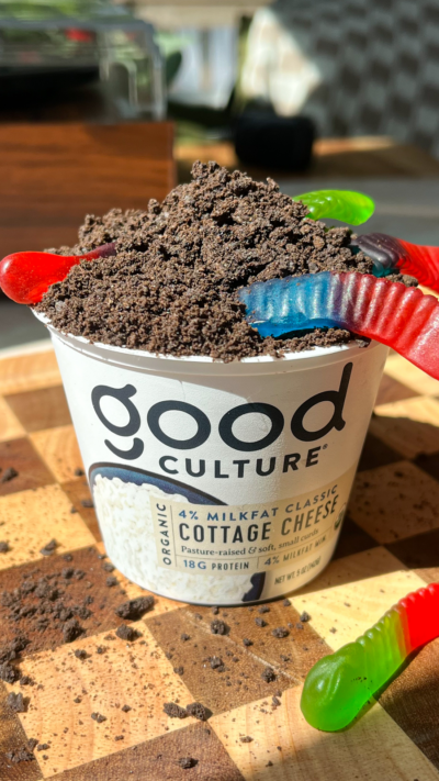 Cottage cheese Dirt Cup