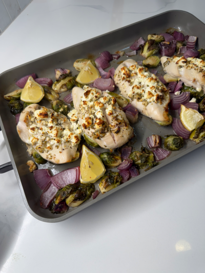 Sheet Pan Hasselback Chicken