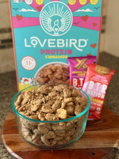 cinnamon streusel protein puppy chow
