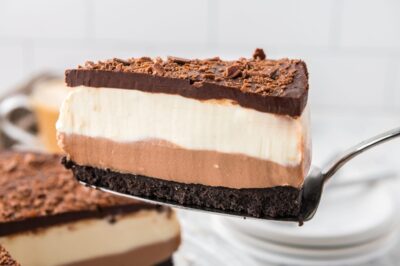 No-Bake Layered Chocolate Cheesecake