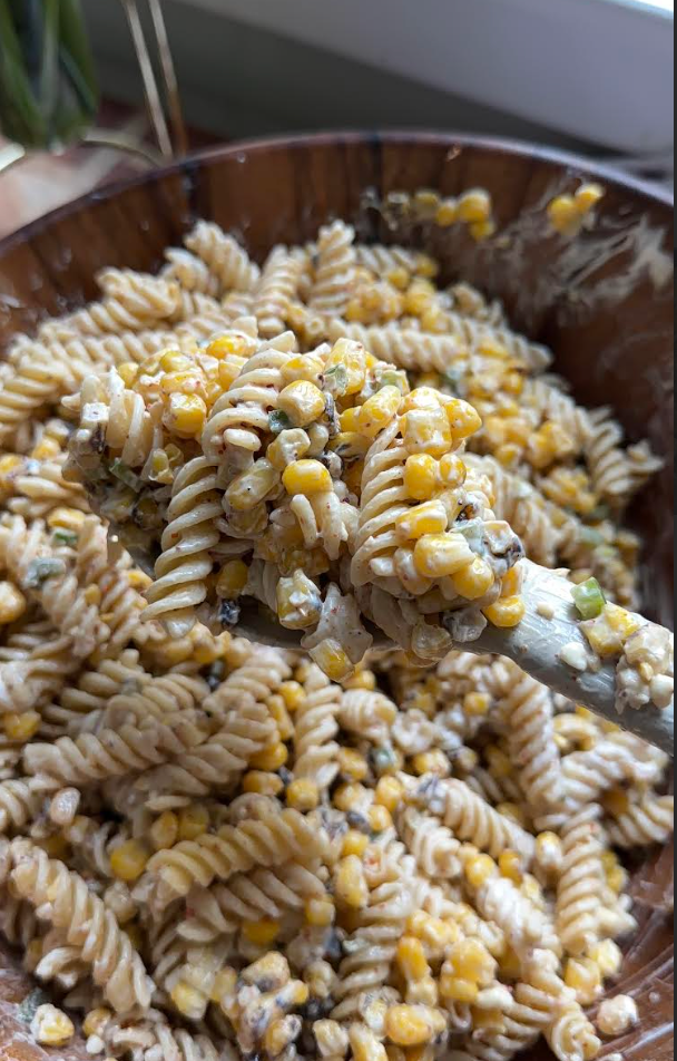 Mexican Street Corn Pasta Salad by Lara Salamone - FoodSocial