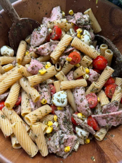 Chimichurri Steak Pasta Salad