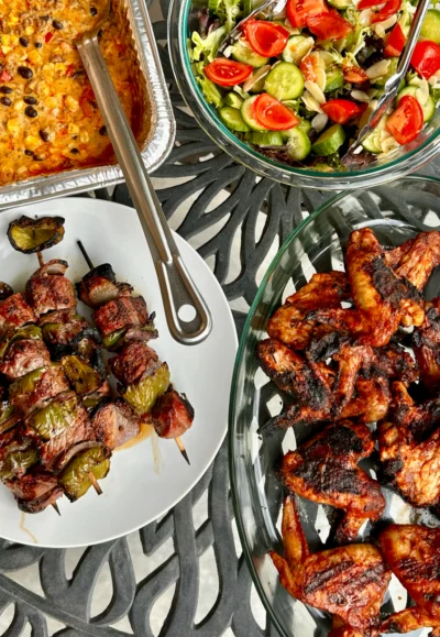 BBQ Chicken Wings on The Grill