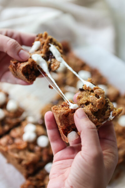 Gluten-Free S’mores Cookie Bars