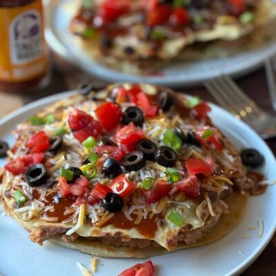 Veggie Mexican Pizza (Taco Bell Remake)