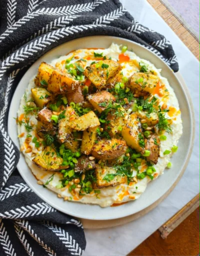 Whipped Ricotta & Boursin with Roasted Red Potatoes