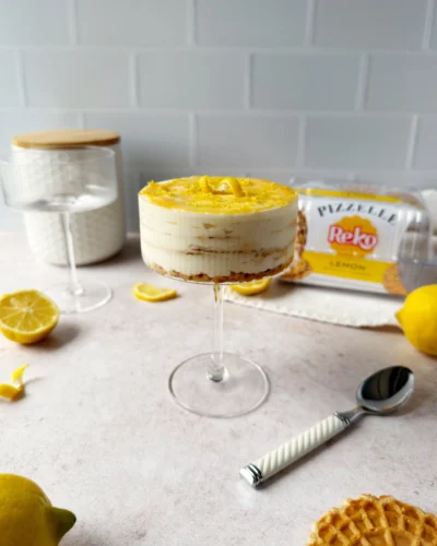 Pizzelle Lemon Tiramisu