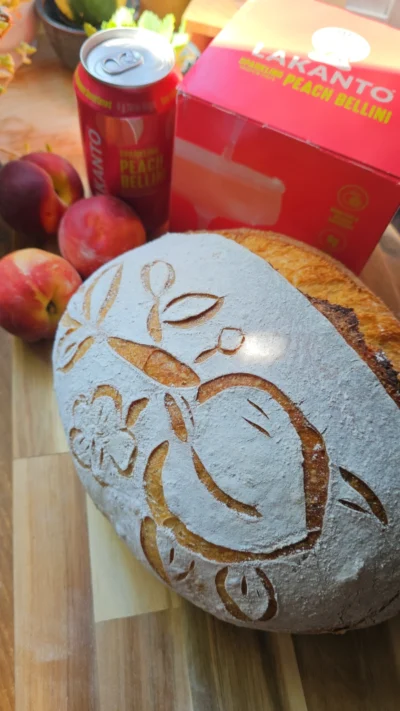 Peach Bellini Sourdough Bread
