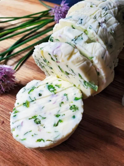 Chive Blossom Butter