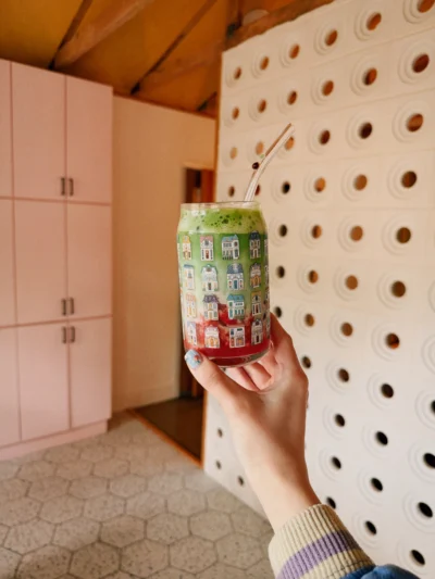 Strawberry Matcha Latte