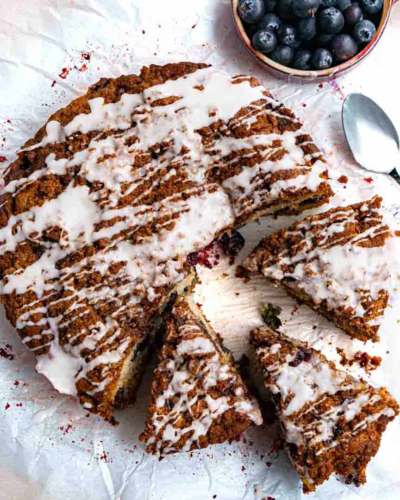 Gluten-Free Blueberry Streusel Coffee Cake
