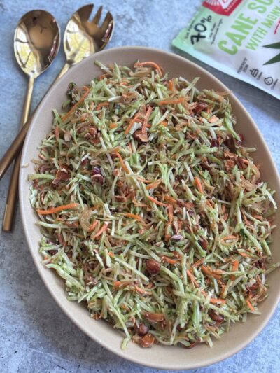 Gluten Free Ramen Broccoli Slaw Salad