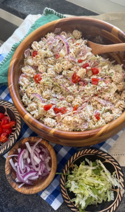 Creamy Grinder Pasta Salad