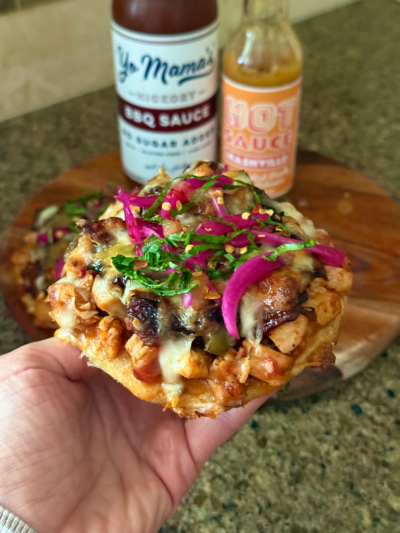 bbq chicken flatbread