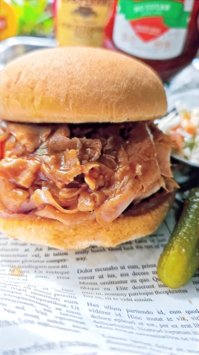 Pittsburgh-Style Ham BBQ Sandwiches